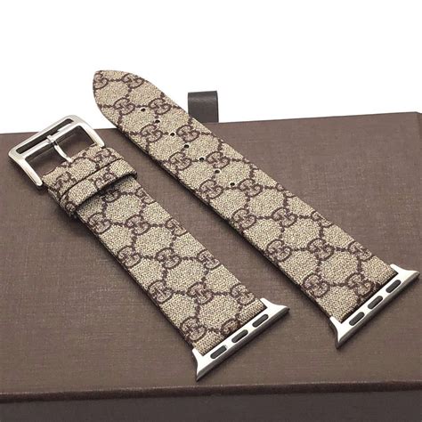 authentic gucci watch strap|Gucci watch strap for apple.